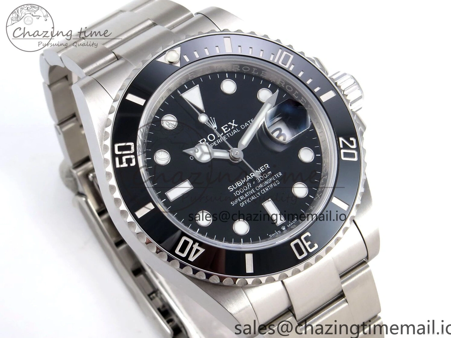0201 Classic Submariner 126610 LN HGF 1:1 Best Edition Black Dial on SS Bracelet SH3235 V 1263